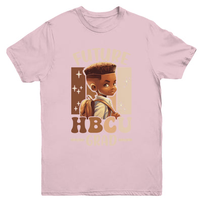 Future HBCU Grad Kids Black Boy Afro Black History Month Youth Shirt | siriusteestore