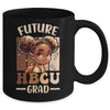 Future HBCU Grad Kids Black Girl Afro Black History Month Mug | siriusteestore