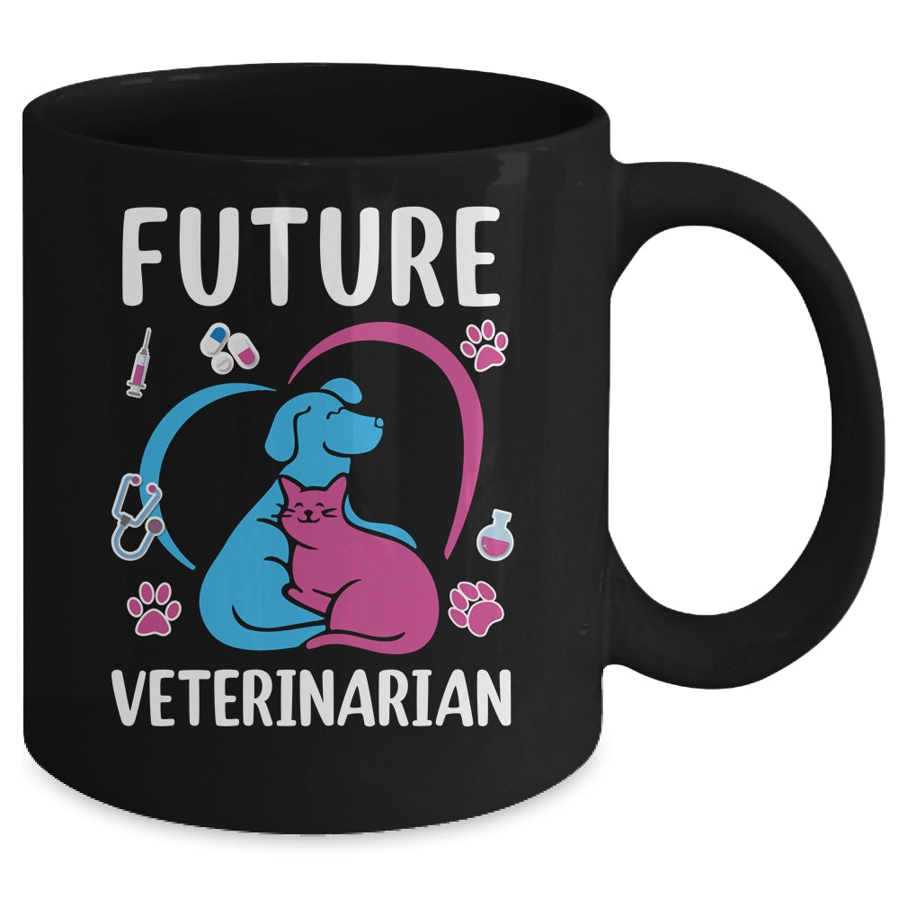 Future Veterinarian Funny Vet Tech Veterinarian Technician Mug | siriusteestore