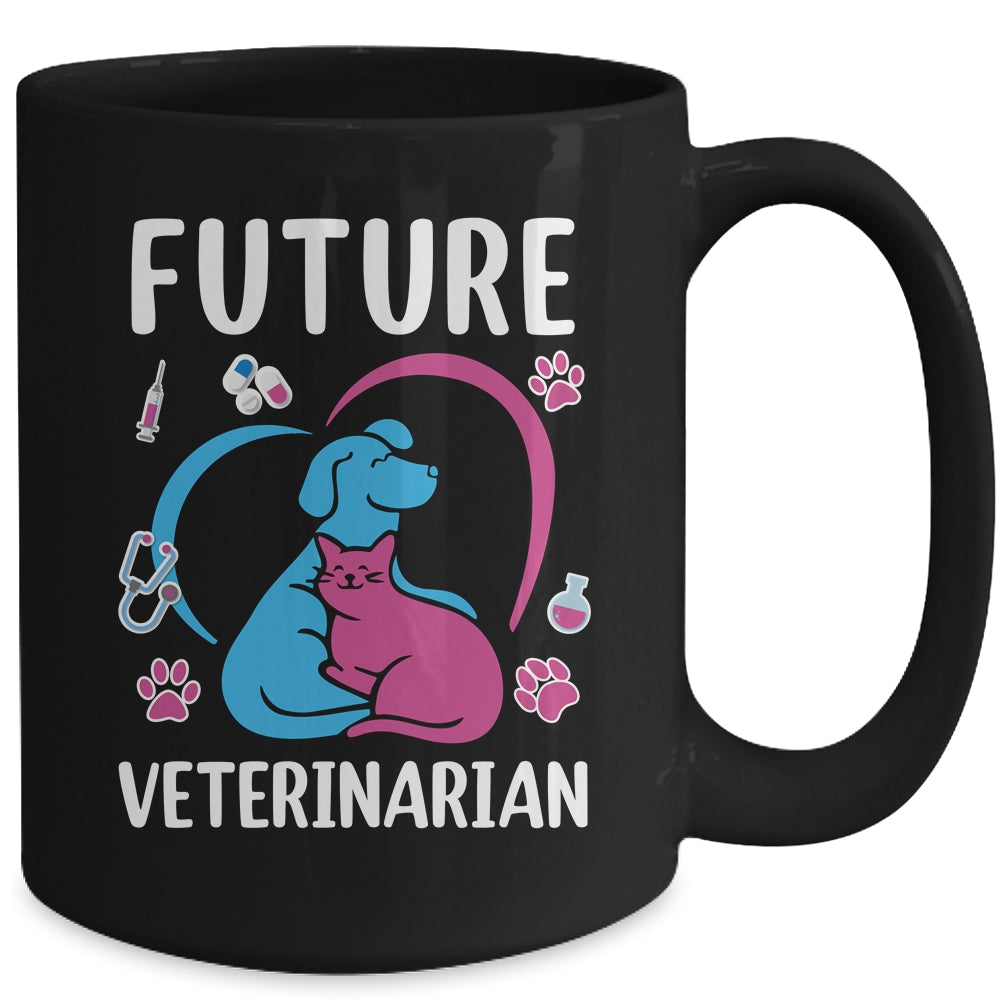 Future Veterinarian Funny Vet Tech Veterinarian Technician Mug | siriusteestore
