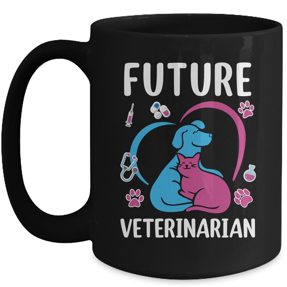 Future Veterinarian Funny Vet Tech Veterinarian Technician Mug | siriusteestore