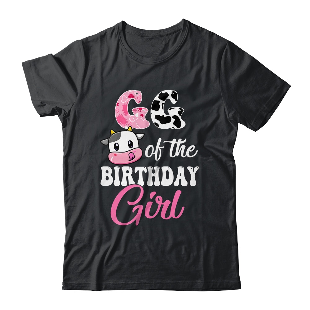 GG Of The Birthday Girl Farm Cow 1st Birthday Girl Shirt & Hoodie | siriusteestore
