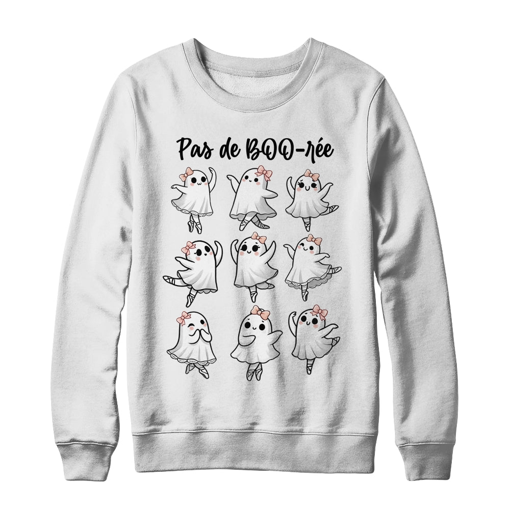 GHOST Pas De BOO-rée Ballet Ghost Dancer Spooky Halloween Shirt & Sweatshirt | siriusteestore