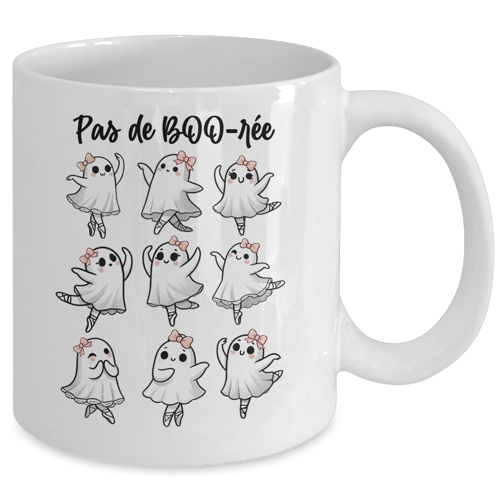 GHOST Pas De BOO-rée Ballet Ghost Dancer Spooky Halloween Mug | siriusteestore
