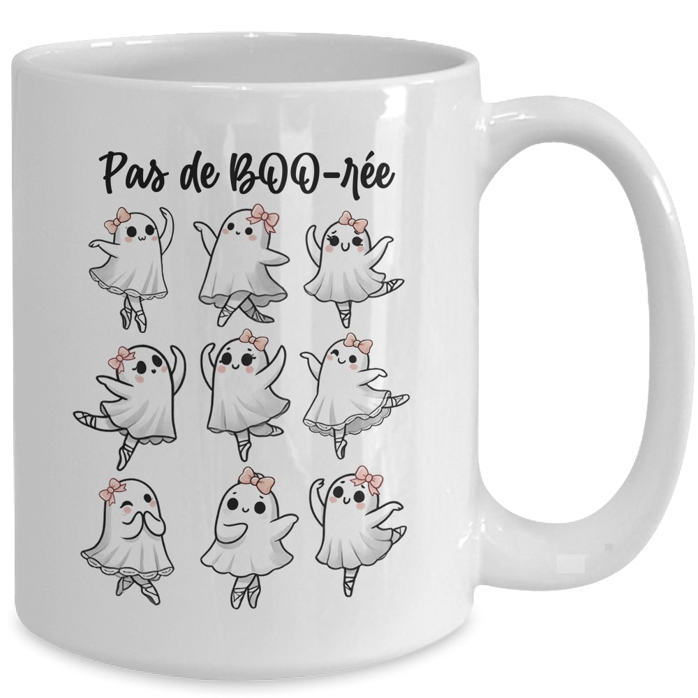 GHOST Pas De BOO-rée Ballet Ghost Dancer Spooky Halloween Mug | siriusteestore