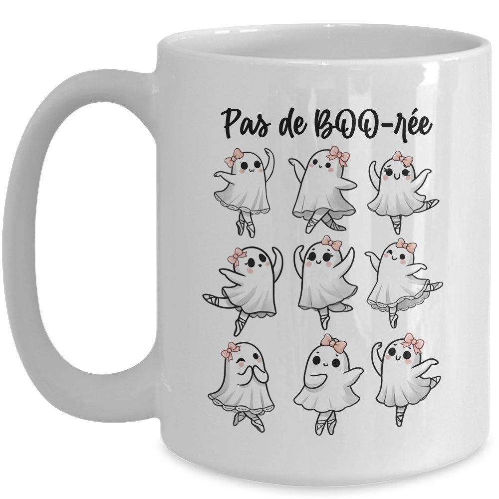 GHOST Pas De BOO-rée Ballet Ghost Dancer Spooky Halloween Mug | siriusteestore