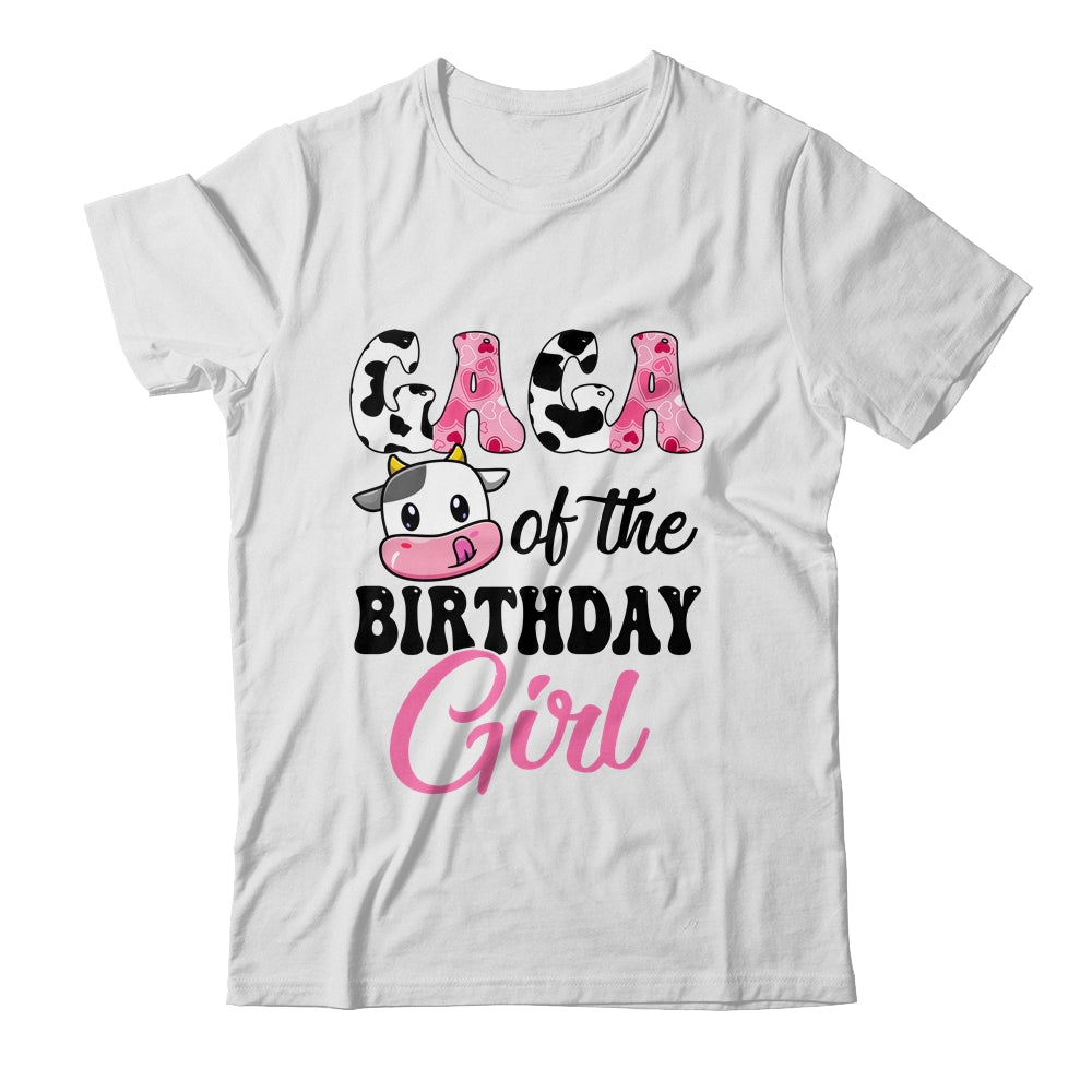 Gaga Of The Birthday Girl Cow Farm 1st Birthday Girl Shirt & Hoodie | siriusteestore