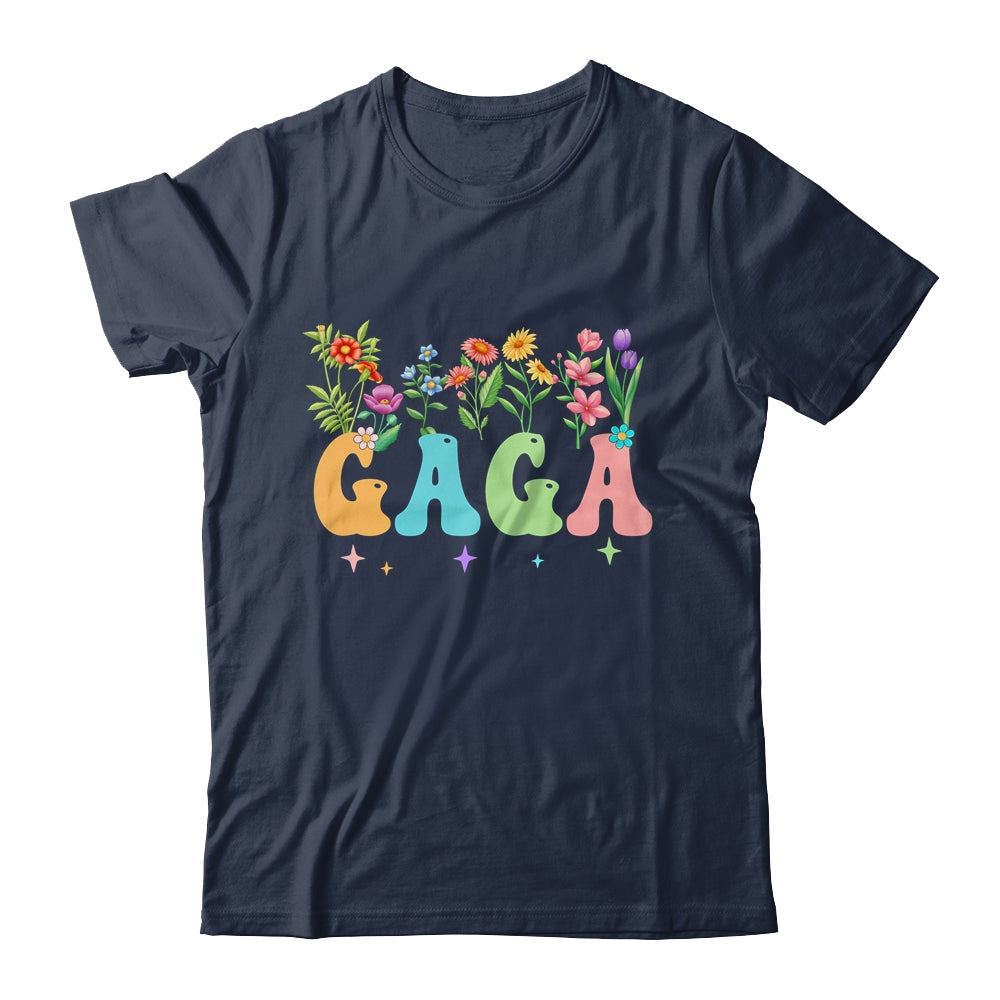 Gaga Women Wildflower Floral Design Gaga Mothers Day Shirt & Tank Top | siriusteestore