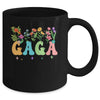 Gaga Women Wildflower Floral Design Gaga Mothers Day Mug | siriusteestore