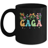 Gaga Women Wildflower Floral Design Gaga Mothers Day Mug | siriusteestore