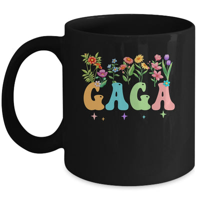 Gaga Women Wildflower Floral Design Gaga Mothers Day Mug | siriusteestore