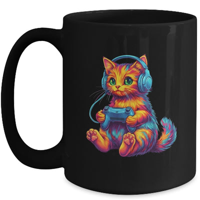 Gamer Cat Video Games Boys Teen Men Girls Funny Gaming Cat Mug | siriusteestore