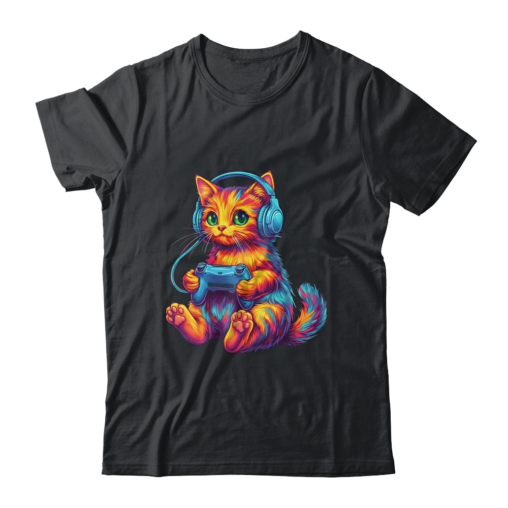 Gamer Cat Video Games Boys Teen Men Girls Funny Gaming Cat Shirt & Hoodie | siriusteestore