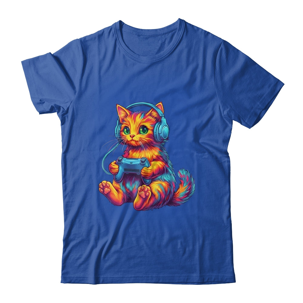 Gamer Cat Video Games Boys Teen Men Girls Funny Gaming Cat Shirt & Hoodie | siriusteestore