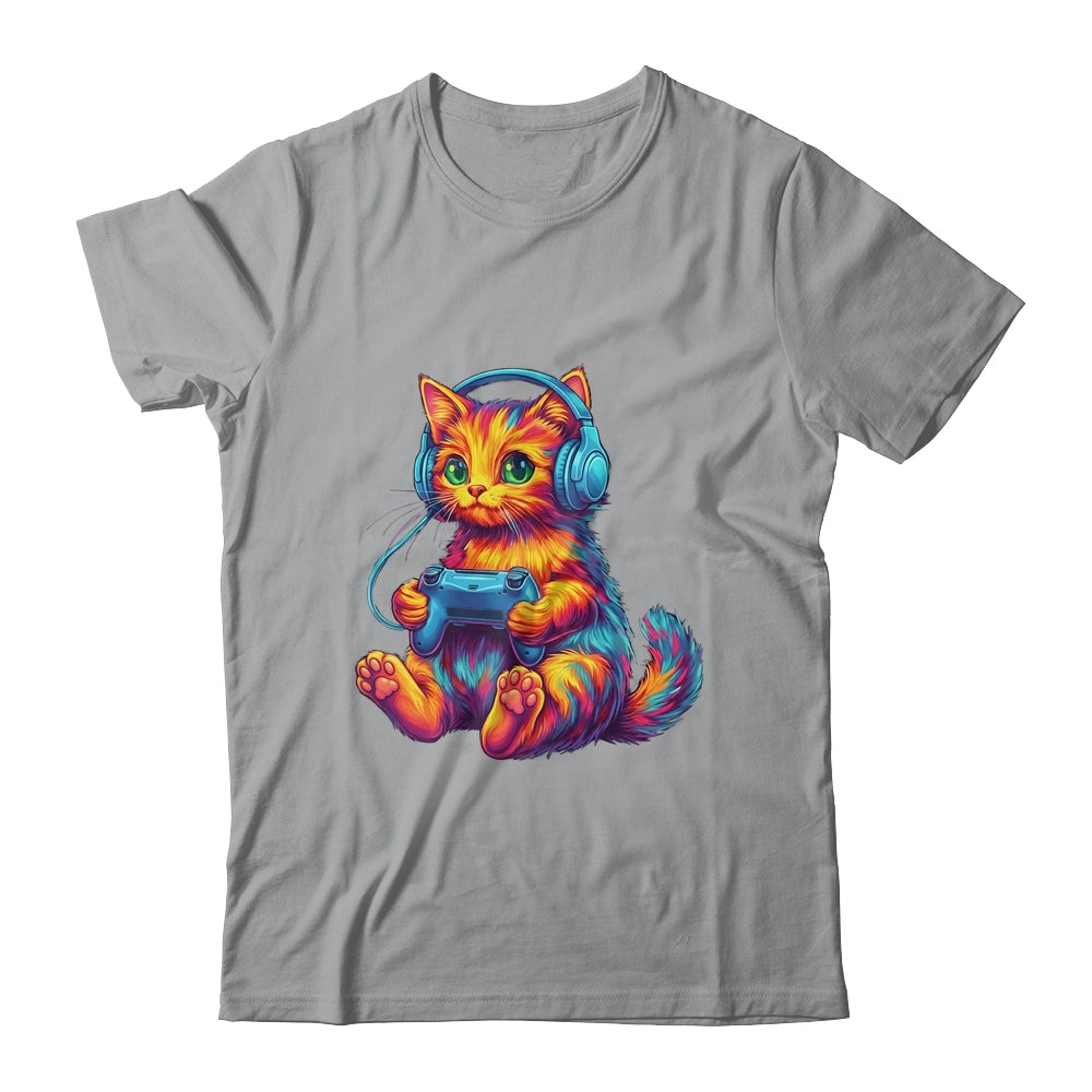 Gamer Cat Video Games Boys Teen Men Girls Funny Gaming Cat Shirt & Hoodie | siriusteestore