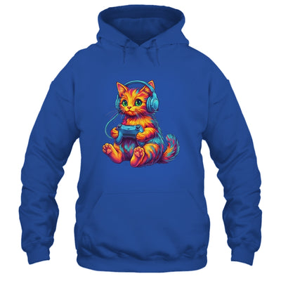 Gamer Cat Video Games Boys Teen Men Girls Funny Gaming Cat Shirt & Hoodie | siriusteestore