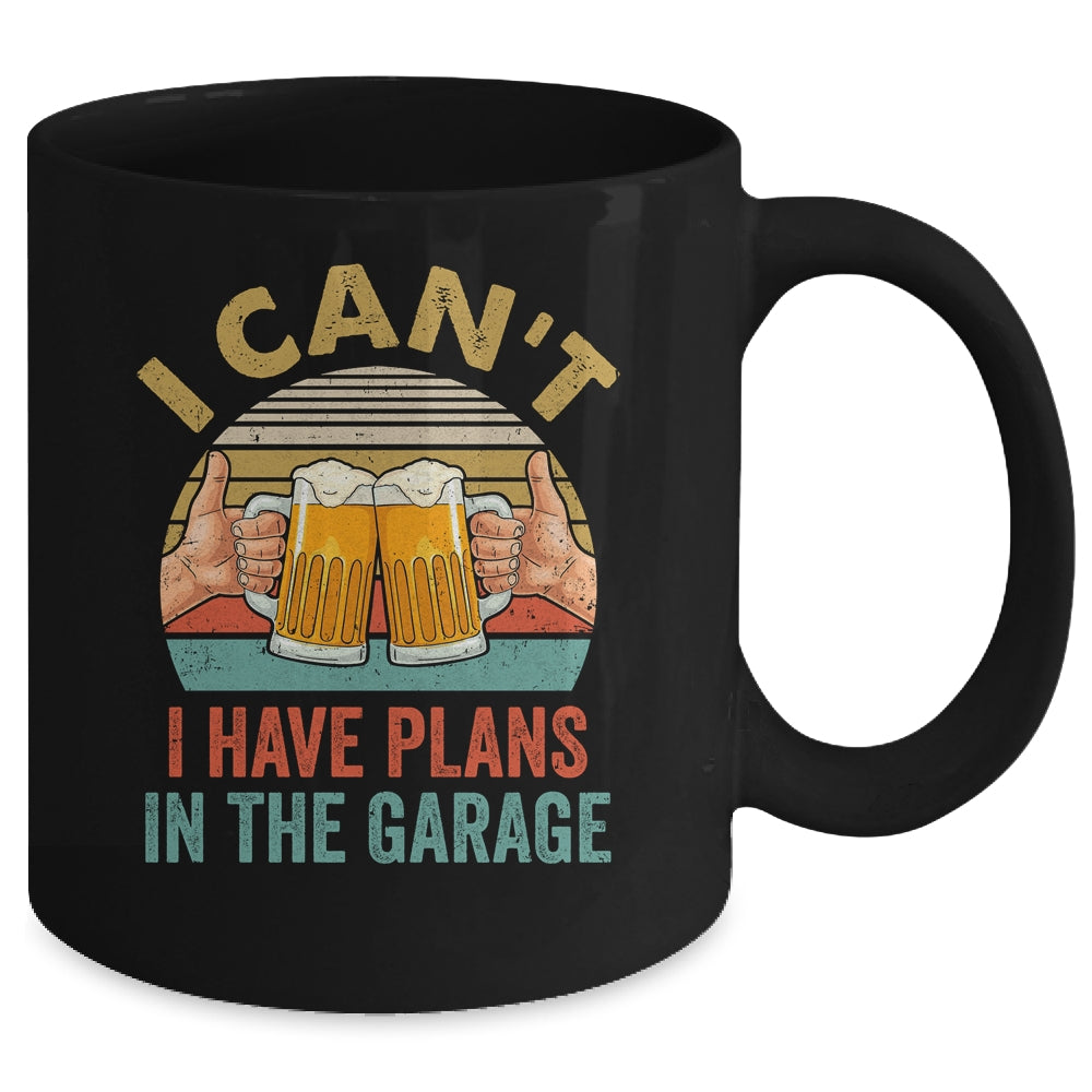 Garage Drinker I Can’t I Have Plans In The Garage Beer Mug | siriusteestore