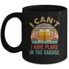 Garage Drinker I Can’t I Have Plans In The Garage Beer Mug | siriusteestore