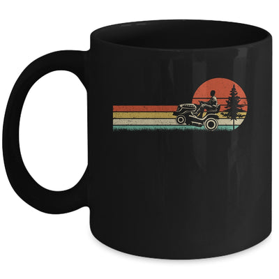 Gardener Lawn Mowing Mower Retro Groundskeeper For Men Women Mug | siriusteestore
