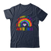 Gay Pride I'm Proud Of You Free Auntie Hugs Rainbow LGBT Shirt & Tank Top | siriusteestore