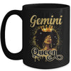 Gemini Queen Birthday Afro Girls Black Zodiac Birthday Mug | siriusteestore
