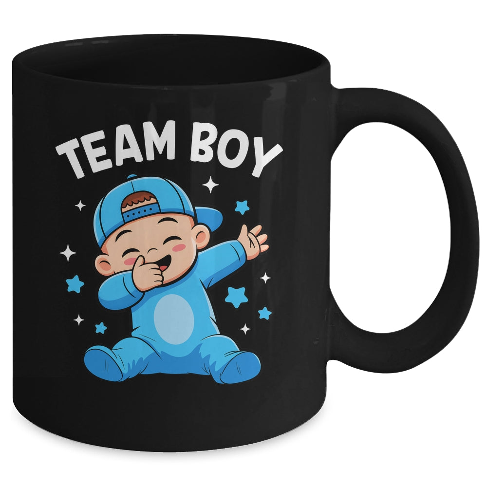 Gender Reveal Party Team Boy Baby Announcement Mug | siriusteestore