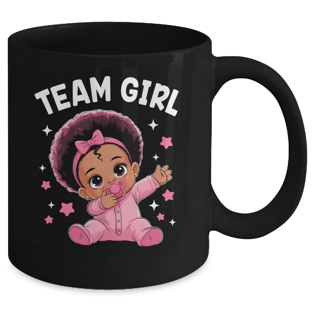Gender Reveal Party Team Girl Baby Announcement Mug | siriusteestore