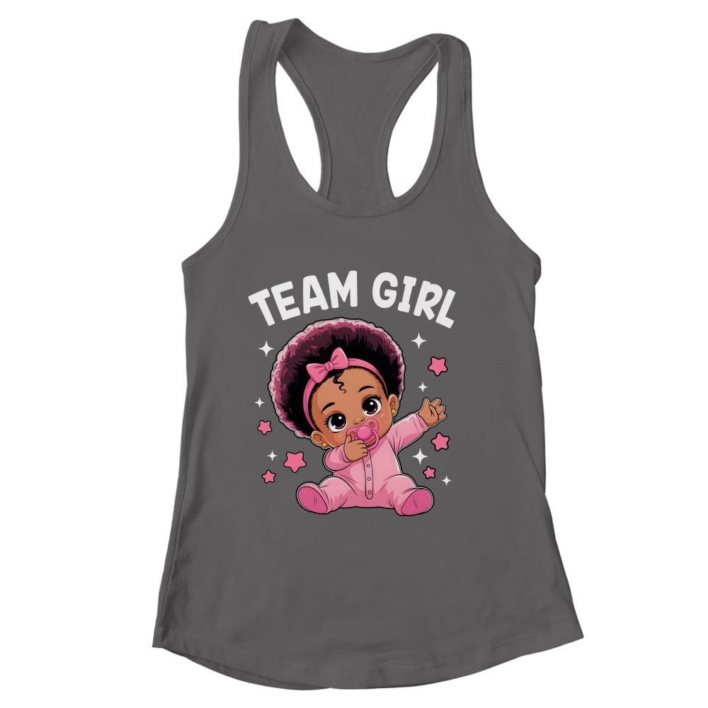 Gender Reveal Party Team Girl Baby Announcement Shirt & Tank Top | siriusteestore