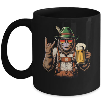 German Bigfoot Sasquatch Beer Lederhose Funny Oktoberfest Mug | siriusteestore