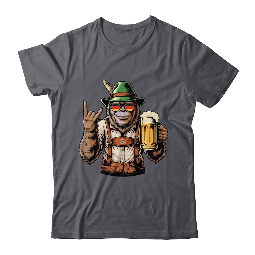 German Bigfoot Sasquatch Beer Lederhose Funny Oktoberfest Shirt & Hoodie | siriusteestore