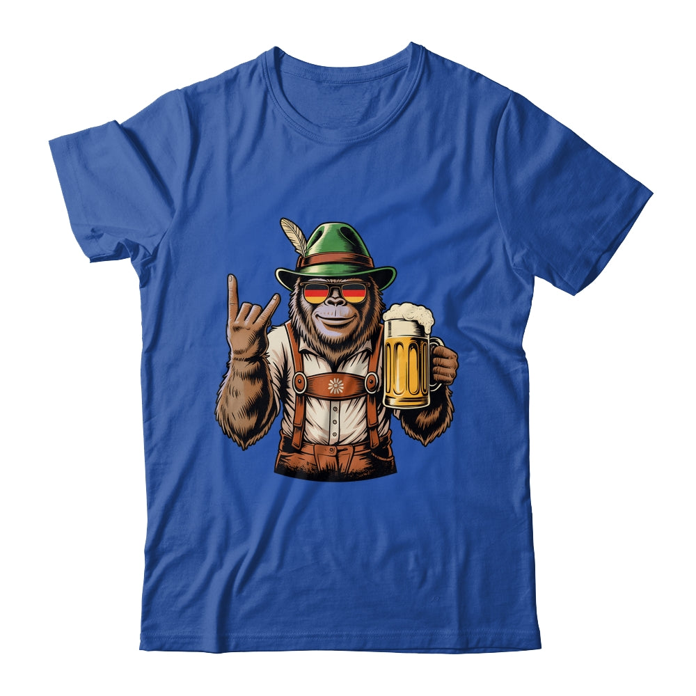 German Bigfoot Sasquatch Beer Lederhose Funny Oktoberfest Shirt & Hoodie | siriusteestore