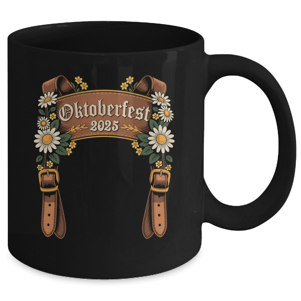 German Lederhosen Funny Oktoberfest 2025 Funny Costume Mug | siriusteestore