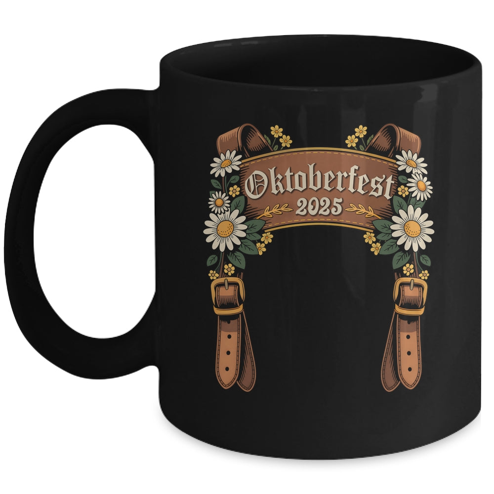 German Lederhosen Funny Oktoberfest 2025 Funny Costume Mug | siriusteestore