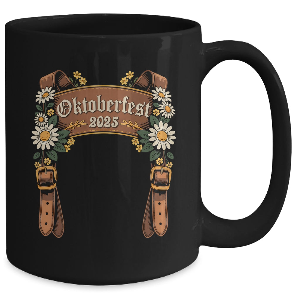 German Lederhosen Funny Oktoberfest 2025 Funny Costume Mug | siriusteestore