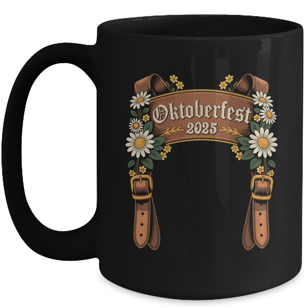 German Lederhosen Funny Oktoberfest 2025 Funny Costume Mug | siriusteestore