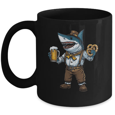 German Oktoberfest Shark Costume Funny Bavarian Men Women Mug | siriusteestore