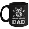 German Shepherd Dad Dog Lover Father's Day Mug | siriusteestore
