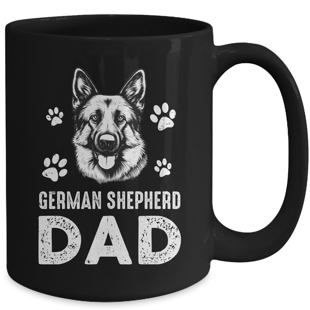 German Shepherd Dad Dog Lover Father's Day Mug | siriusteestore