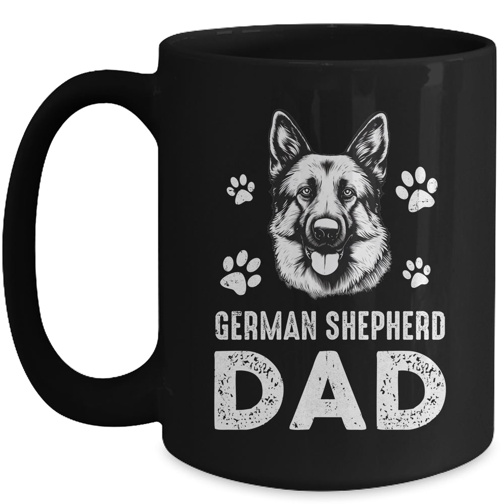 German Shepherd Dad Dog Lover Father's Day Mug | siriusteestore