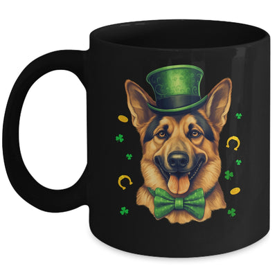 German Shepherd St Patricks Day Leprechaun Shamrock Irish Mug | siriusteestore