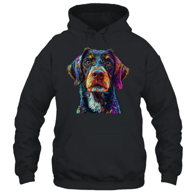 German Shorthaired Pointer Dog Colorful Face Dog Lover Men Women Shirt & Tank Top | siriusteestore
