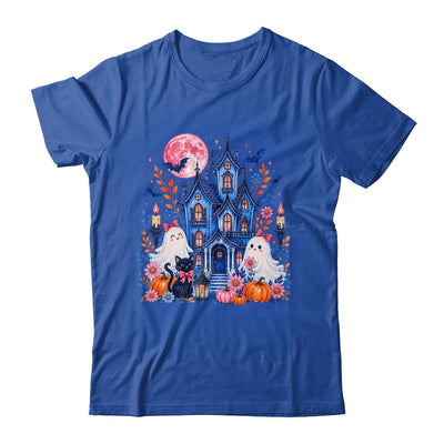 Ghose House Brushstroke Halloween Spooky Season Floral Fall Shirt & Hoodie | siriusteestore