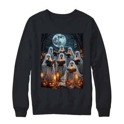 Ghost Book Reading Halloween Teachers Books Lover Women Men Shirt & Sweatshirt | siriusteestore