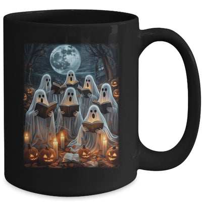Ghost Book Reading Halloween Teachers Books Lover Women Men Mug | siriusteestore