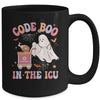 Ghost Code Boo In The ICU Nursing Nurse Halloween Costume Mug | siriusteestore