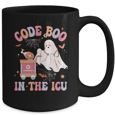 Ghost Code Boo In The ICU Nursing Nurse Halloween Costume Mug | siriusteestore