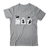 Ghost Holding Black Cat Funny Halloween Cat Lovers Women Shirt & Hoodie | siriusteestore