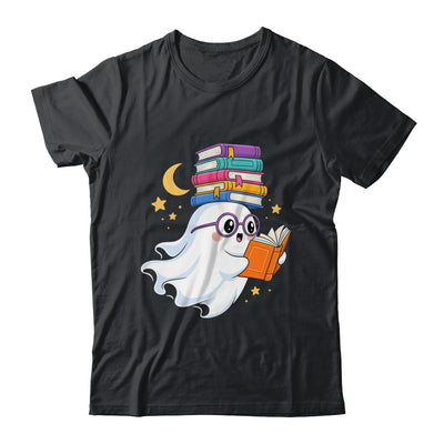 Ghost Reading Books Halloween Library Teacher Bookworm Shirt & Sweatshirt | siriusteestore