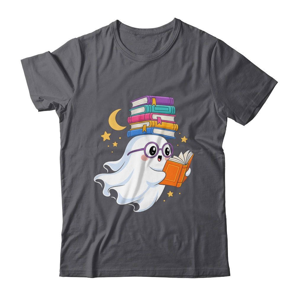 Ghost Reading Books Halloween Library Teacher Bookworm Shirt & Sweatshirt | siriusteestore