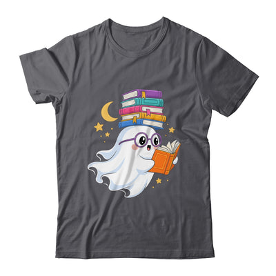 Ghost Reading Books Halloween Library Teacher Bookworm Shirt & Sweatshirt | siriusteestore